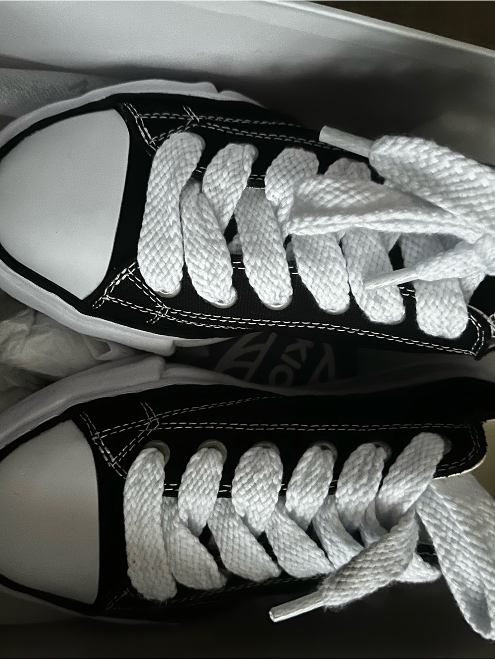 Maison Martin Margiela Black & White Low-Top Sneakers